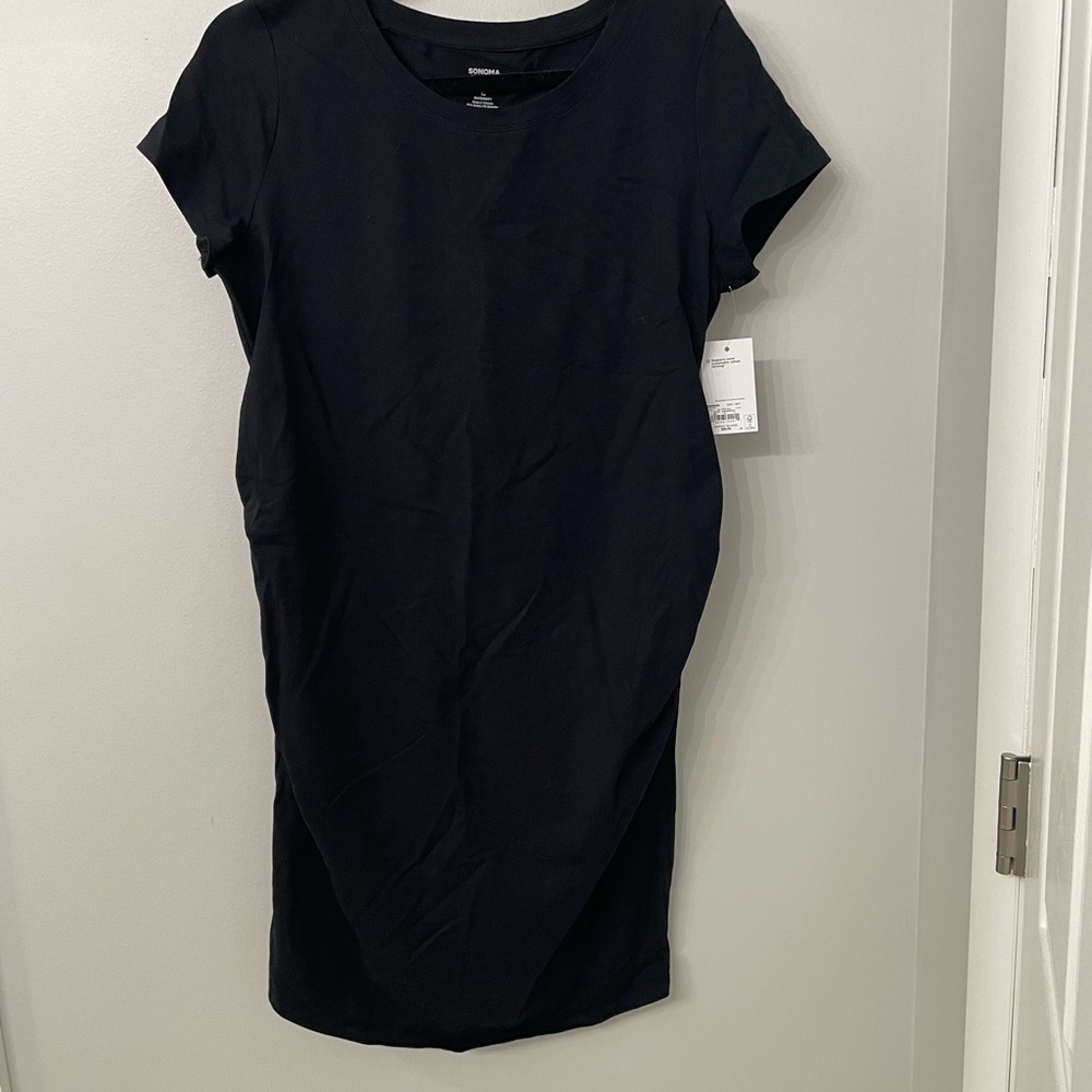Kohl's Black Tee Dress Maternity